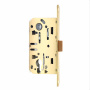 Замок врезной бесшумный для межкомнатных дверей SOLLER 600ЕТ-РВ золото под ключ (цилиндровый механизм)