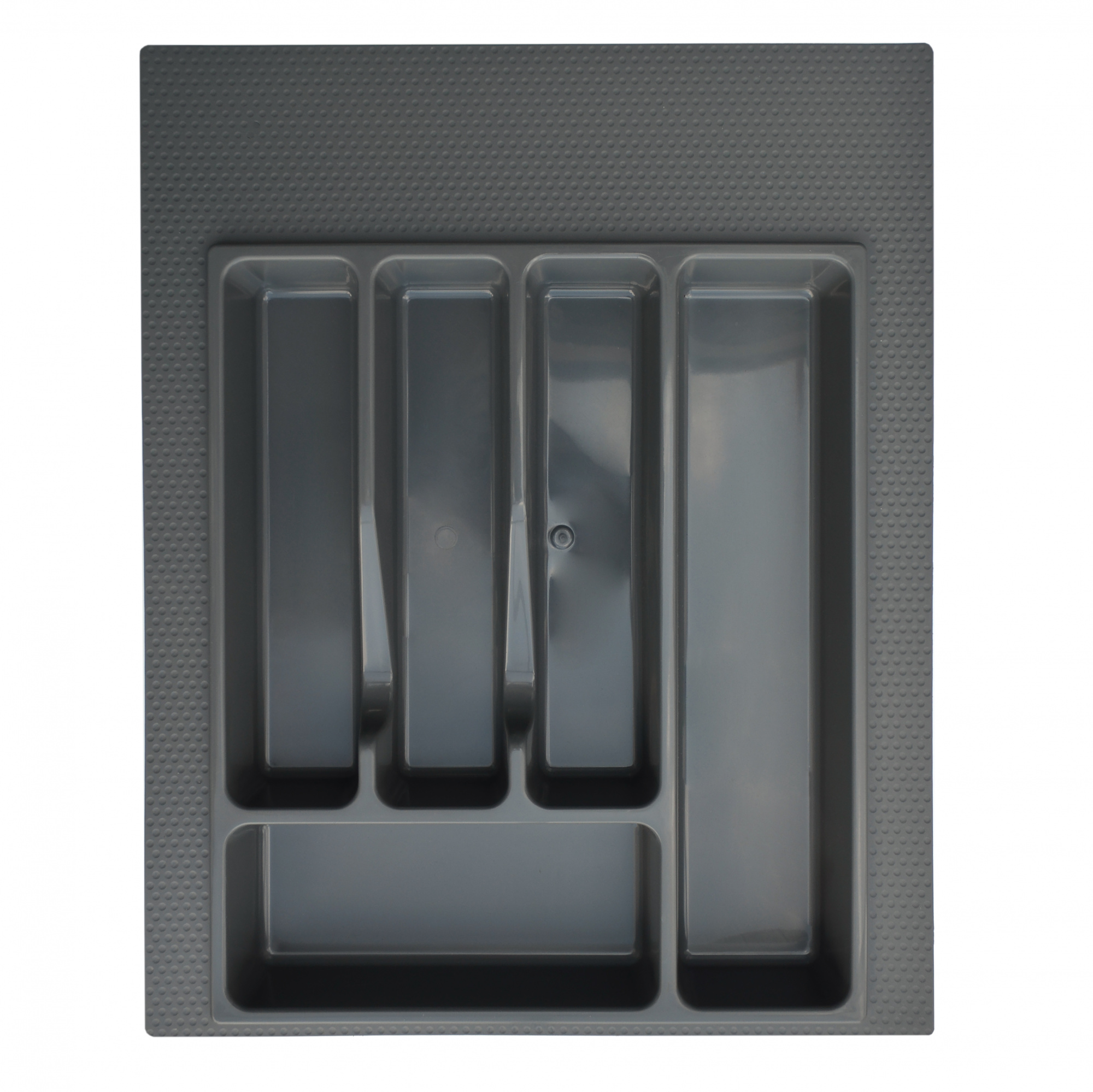 Вкладка в ящик для столовых приборов 400-450мм серая