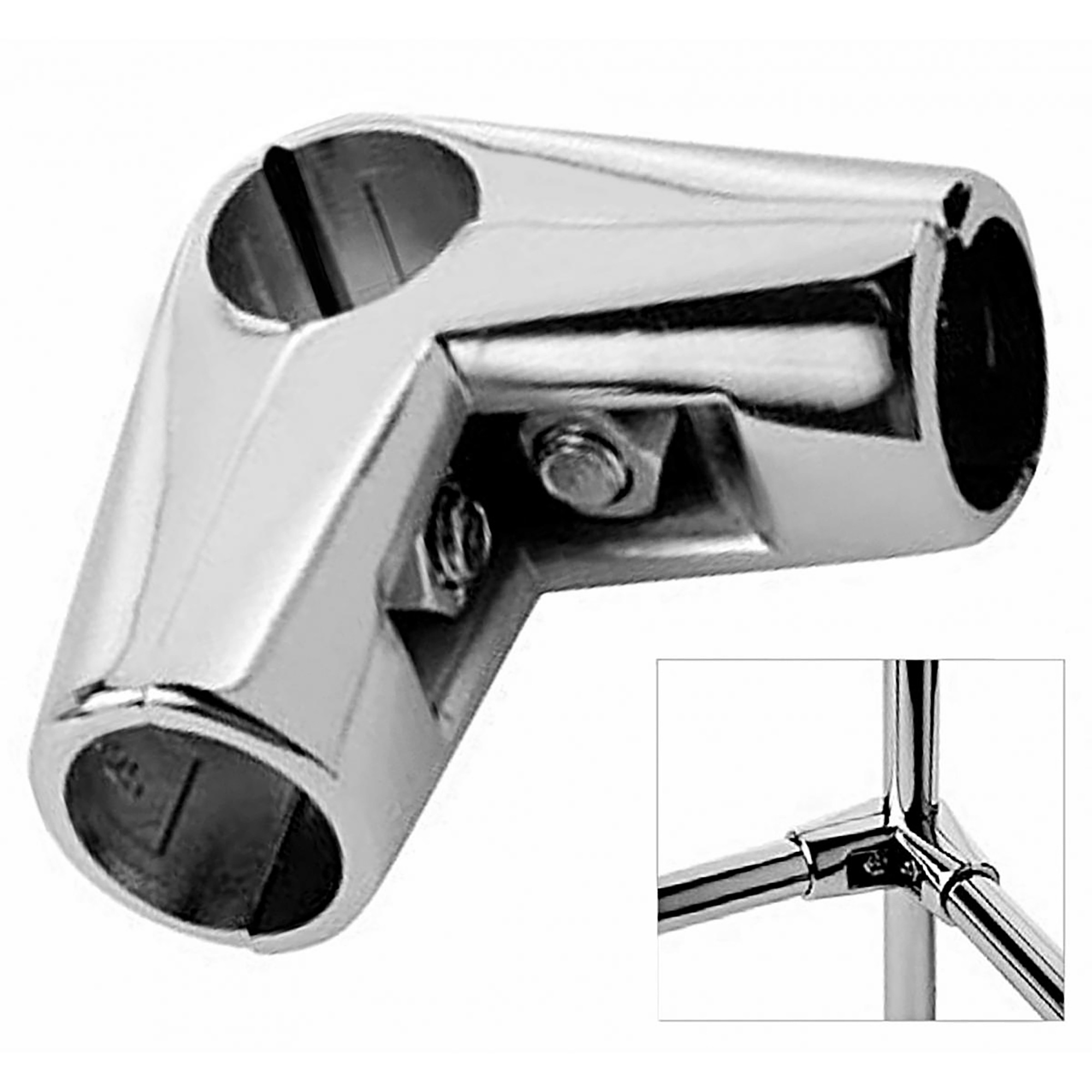  Крепёж неповоротный 4 направления SOLLER UNO 04 d-25 