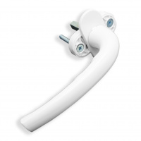 Ручка для пластиковых окон Макбет белая 8-ми позиционная