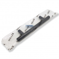 Ручка мебельная рейлинг SOLLER 8925-96 черная d-12 мм