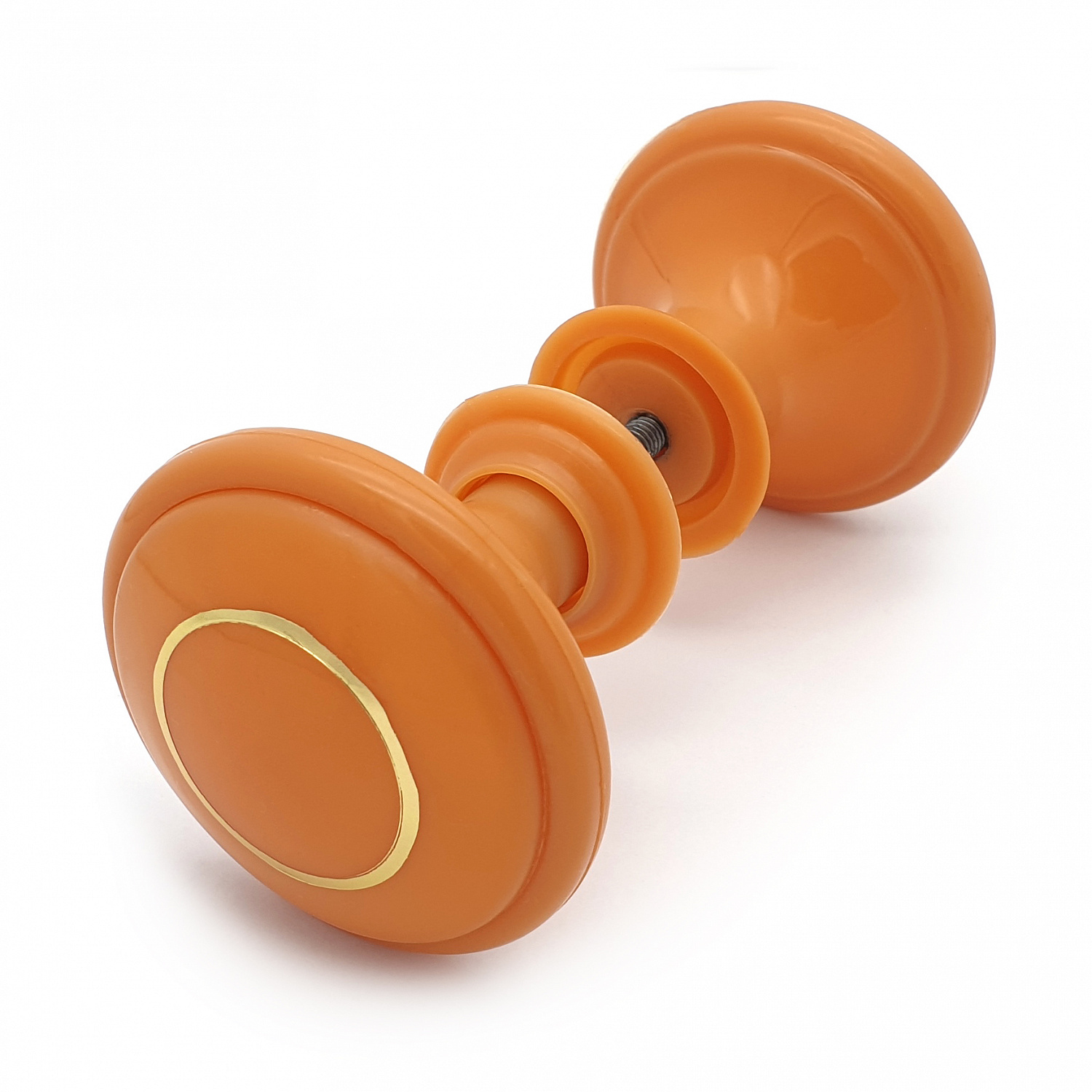 Ручка-стяжка дверная РДП-01-2 светлое дерево большая с кольцом 