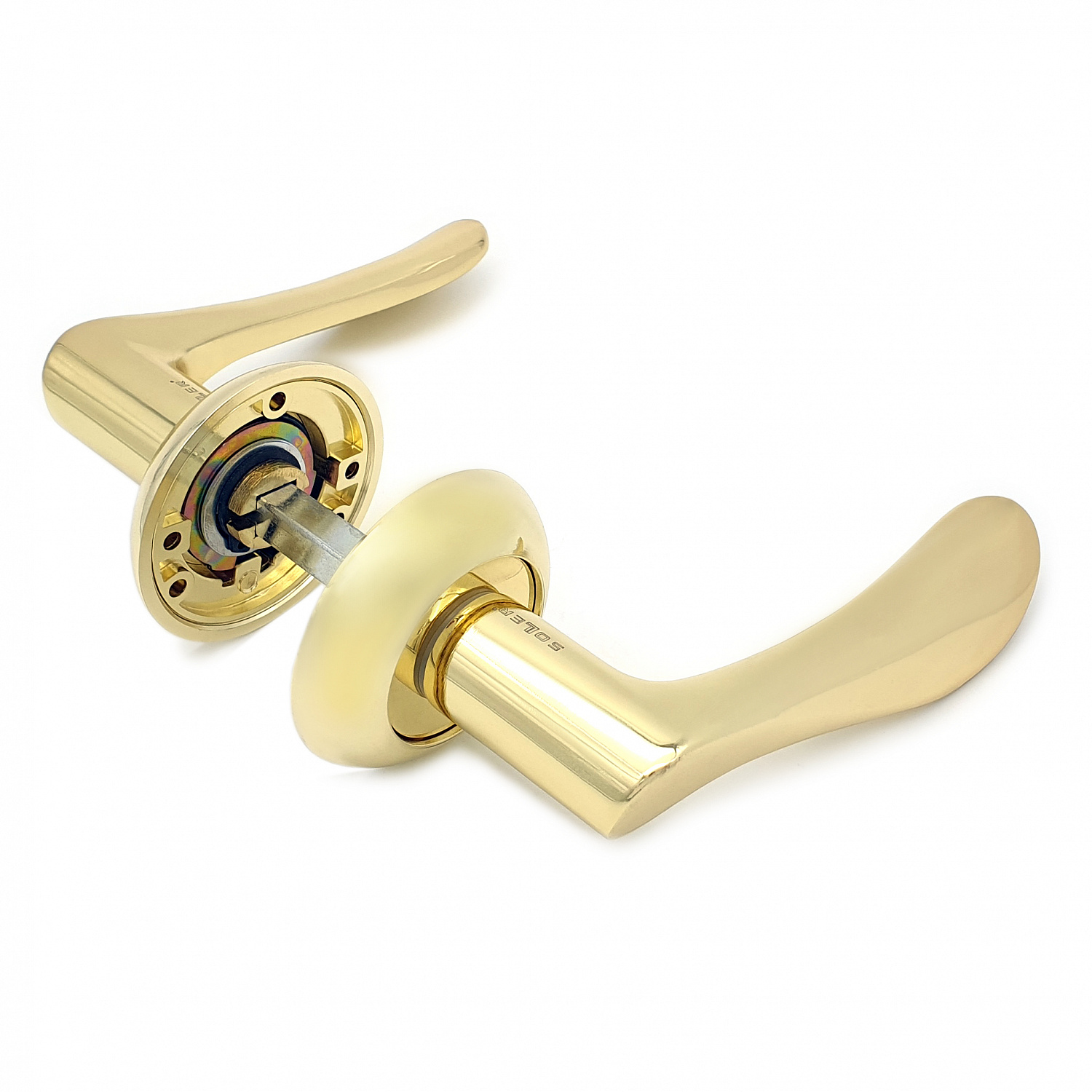 Комплект дверных ручек SOLLER ZY-508 GP золото