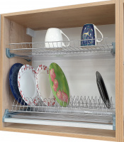 Посудосушитель SOLLER 600 Вариант-3 в базу из ДСП 16 мм хром 568*280*75 мм в индивидуальной упаковке