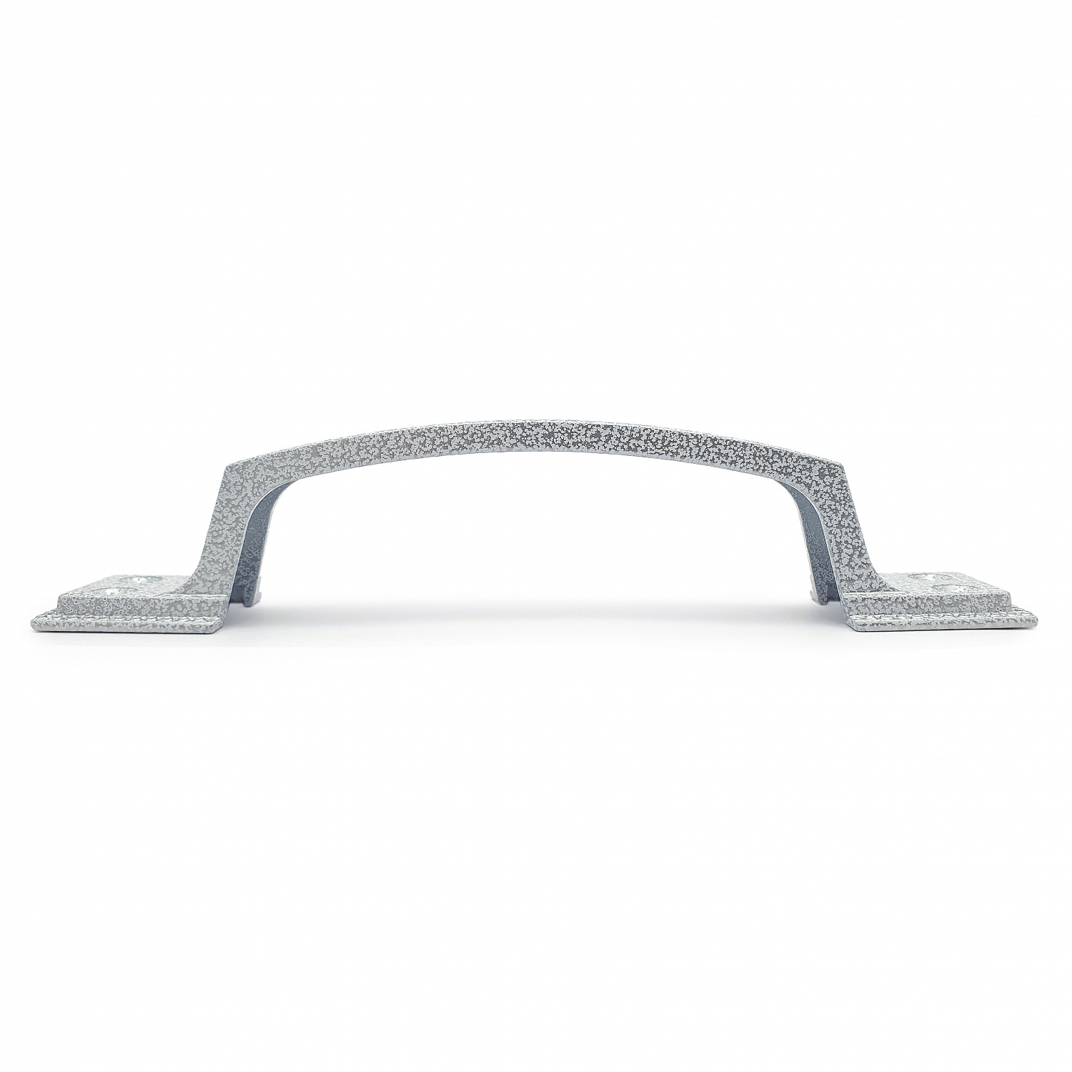 Ручка-скоба дверная РС-100-1 антик/белое серебро (литьё, ЦАМ)