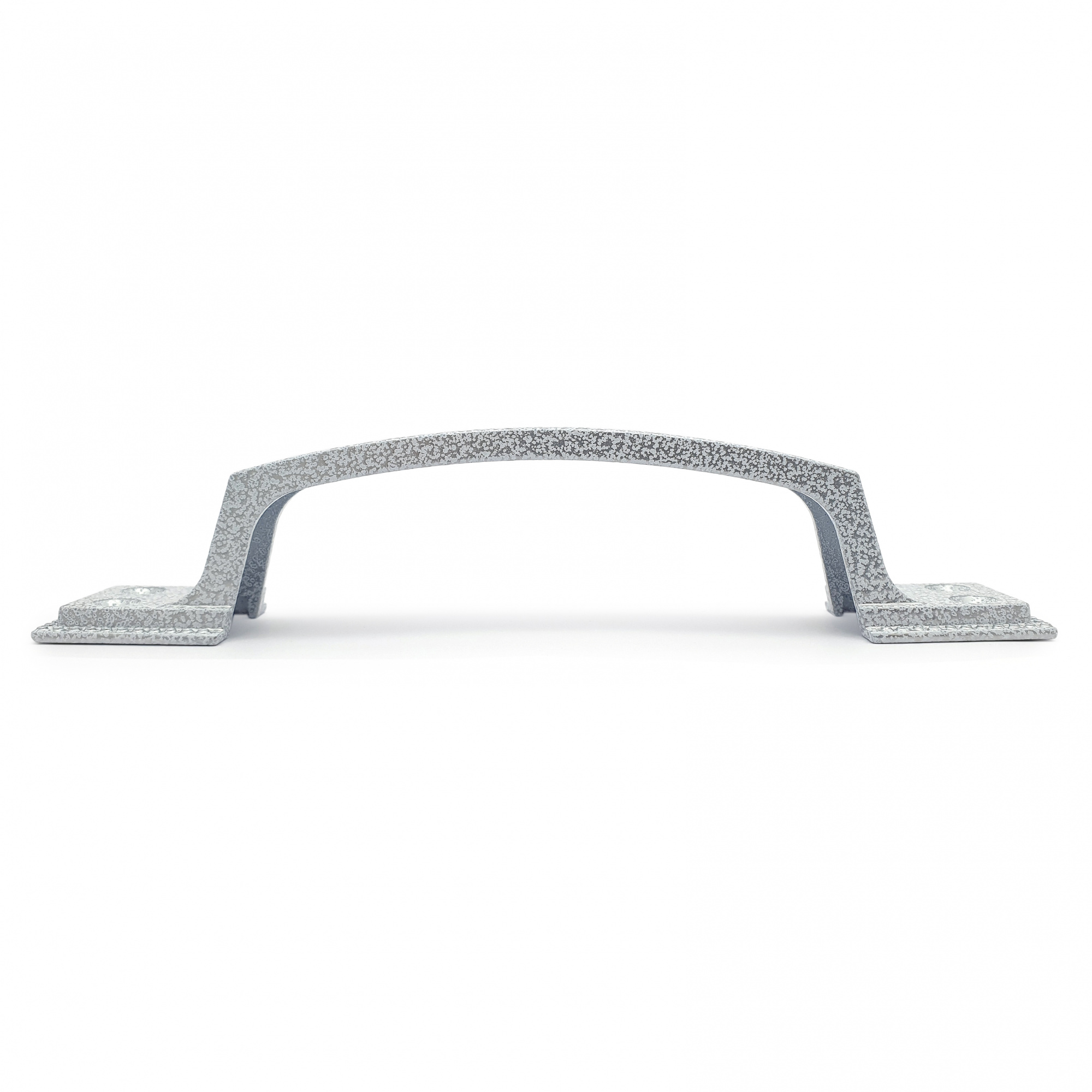 Ручка-скоба дверная РС-100-1 антик/белое серебро (литьё, ЦАМ)