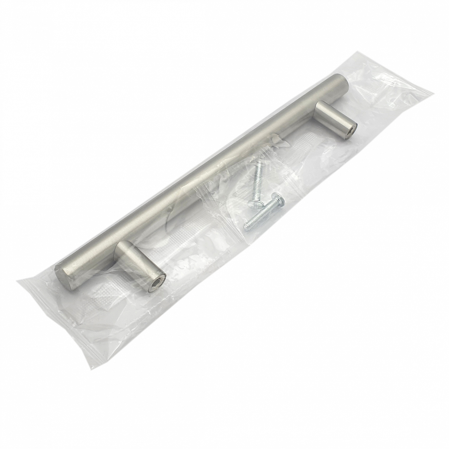 Ручка мебельная рейлинг SOLLER 8925-128 ЛАЙТ SS d-12 мм