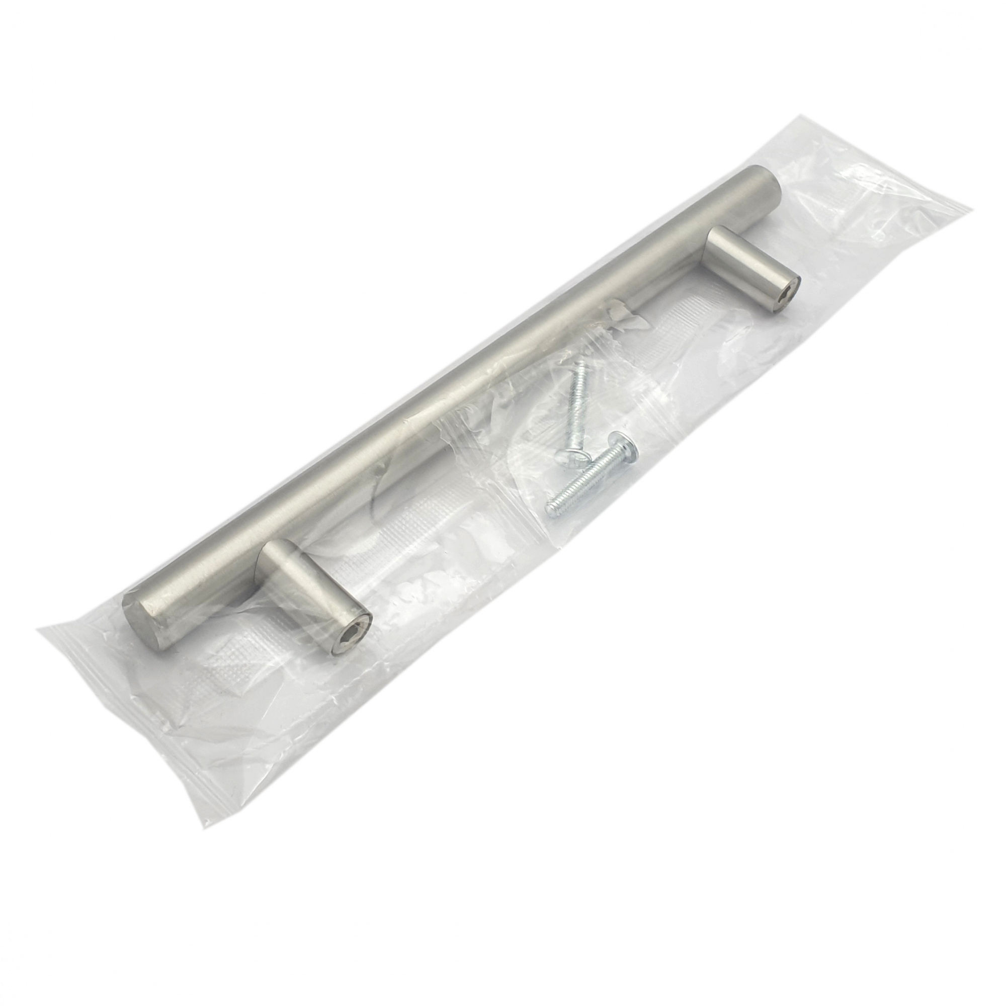 Ручка мебельная рейлинг SOLLER 8925-128 ЛАЙТ SS d-12 мм