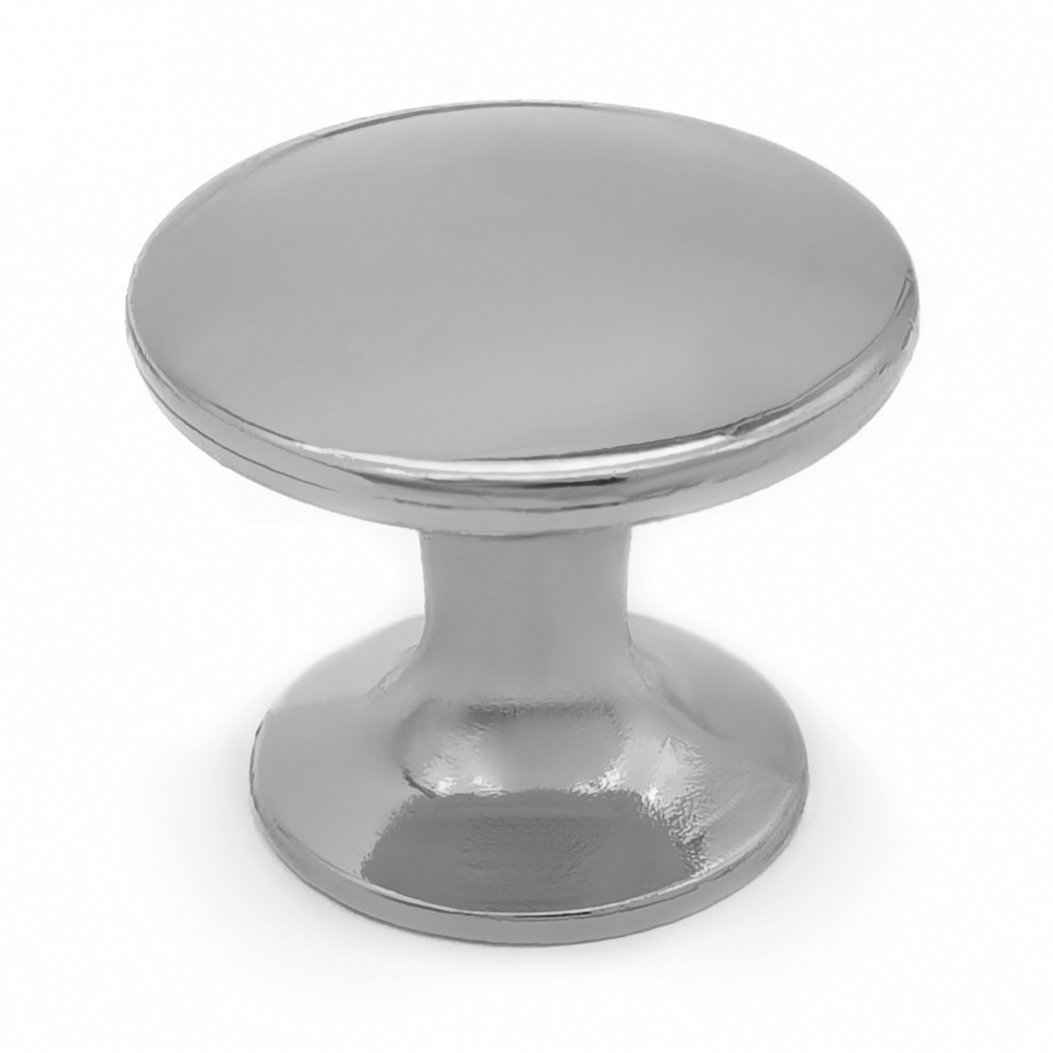 Ручка-кнопка мебельная SOLLER 306С хром d-24 мм 