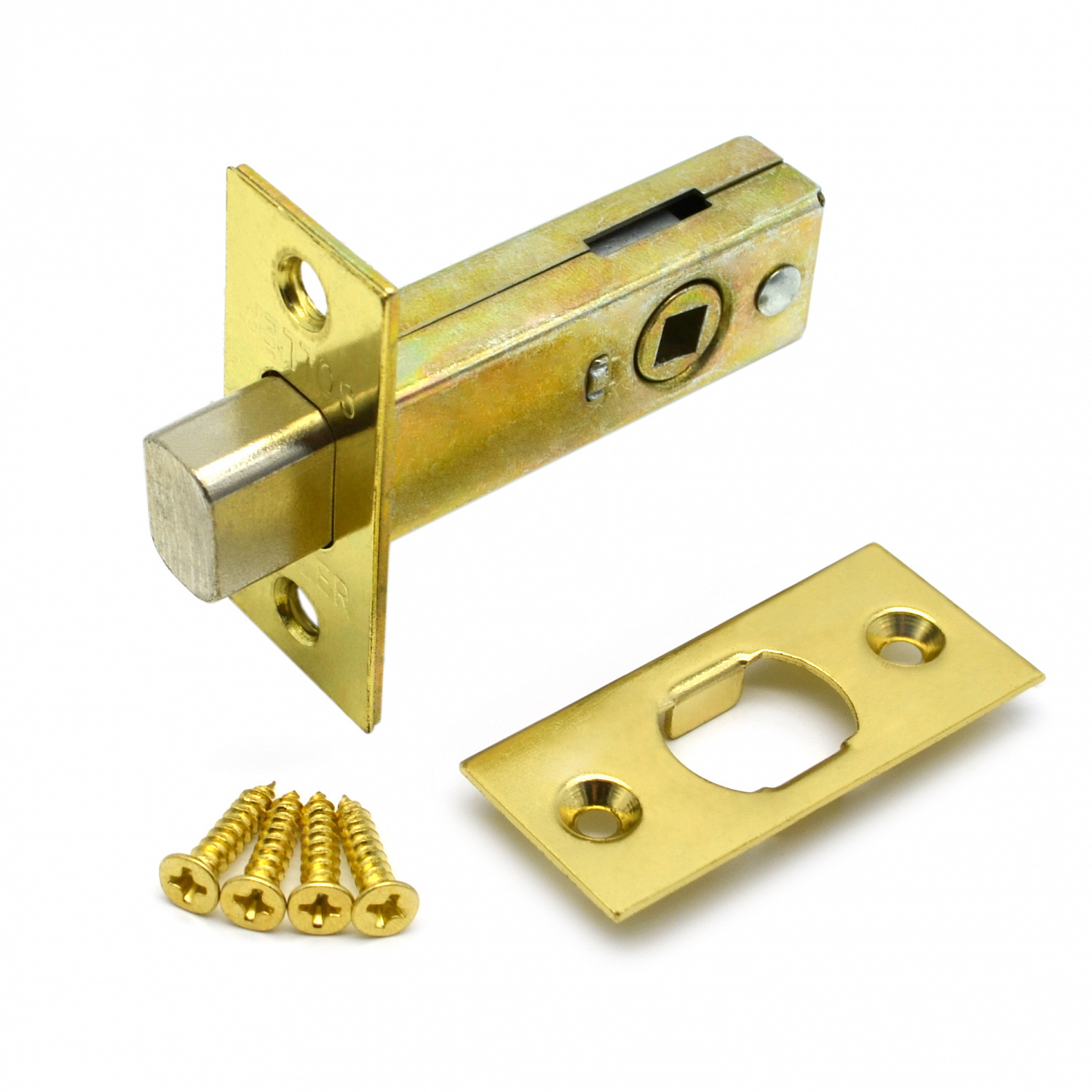 Задвижка дверная для ванных комнат SOLLER HD-002-BK-РВ золото  