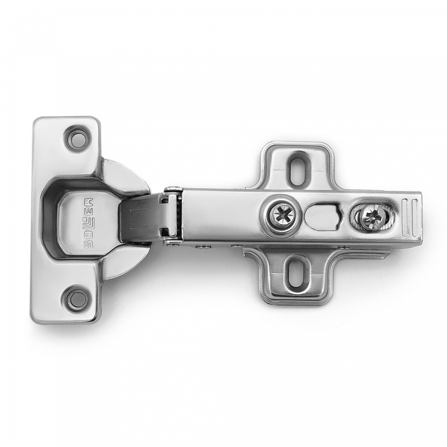 Петля мебельная накладная SOLLER 2009 с доводчиком усиленная