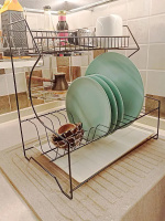 Тарелосушка настольная универсальная белая 400*400 мм