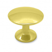 Ручка-кнопка мебельная SOLLER 306А золото d-30 мм 