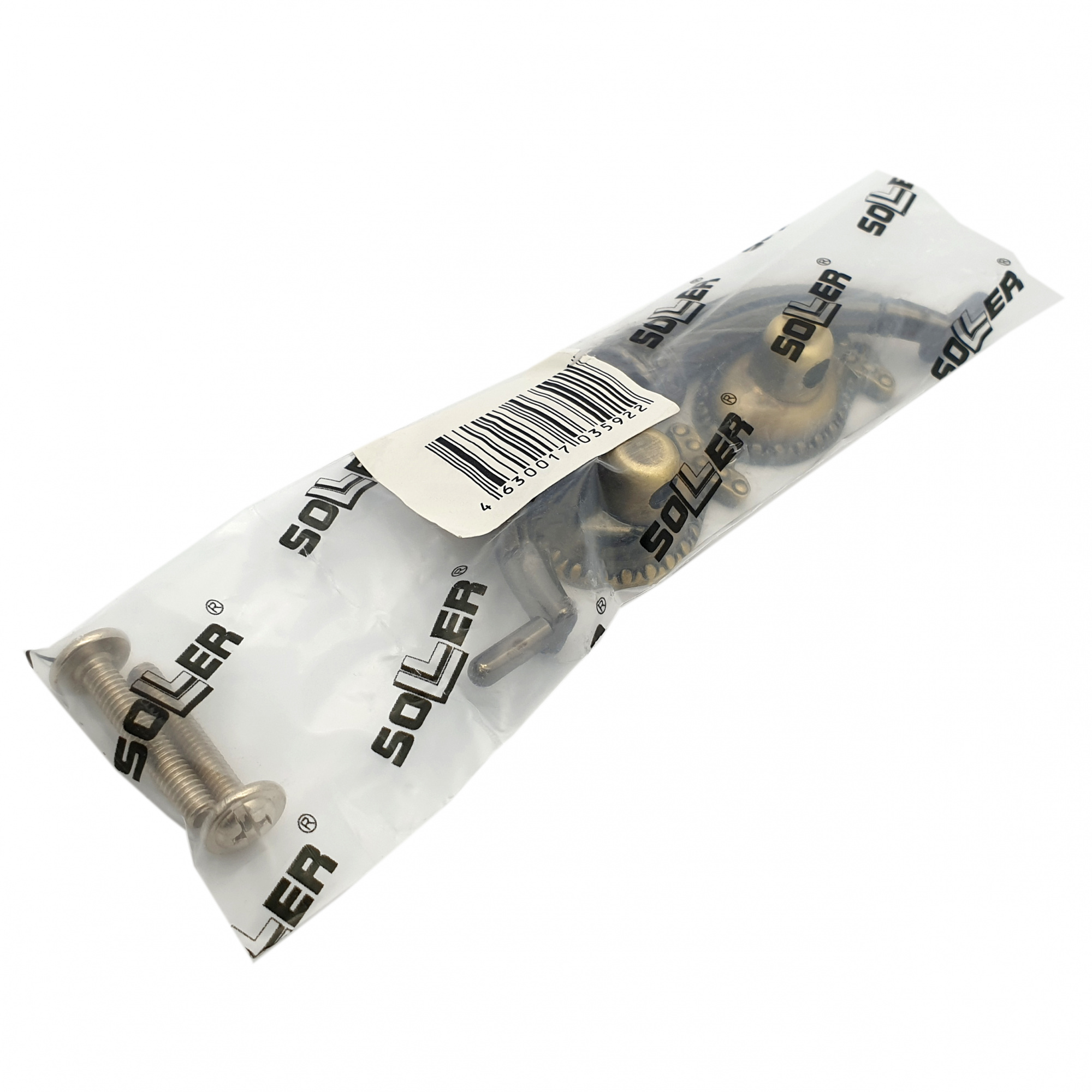 Ручка-скоба мебельная SOLLER 22-96 бронза