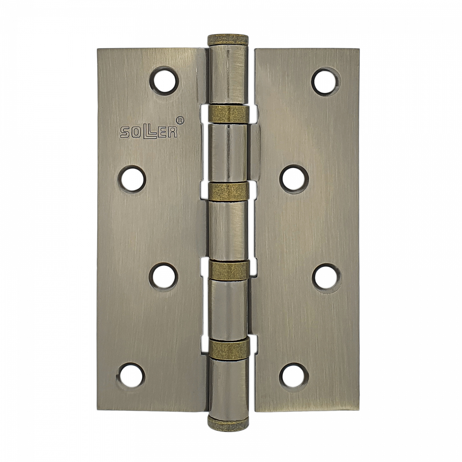 Петля дверная прямая 4" SOLLER бронза (сталь 100*70*2,5)