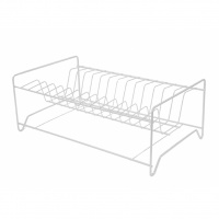 Тарелосушка настольная малая белая 400*240 мм