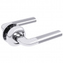 Комплект дверных ручек SOLLER ZY-506 CP/SS хром/матовый никель