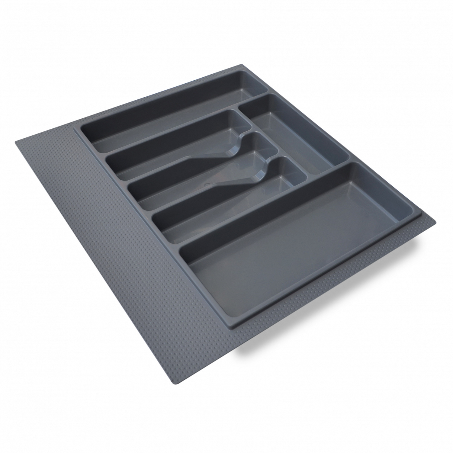 Вкладка в ящик для столовых приборов 600 мм серая