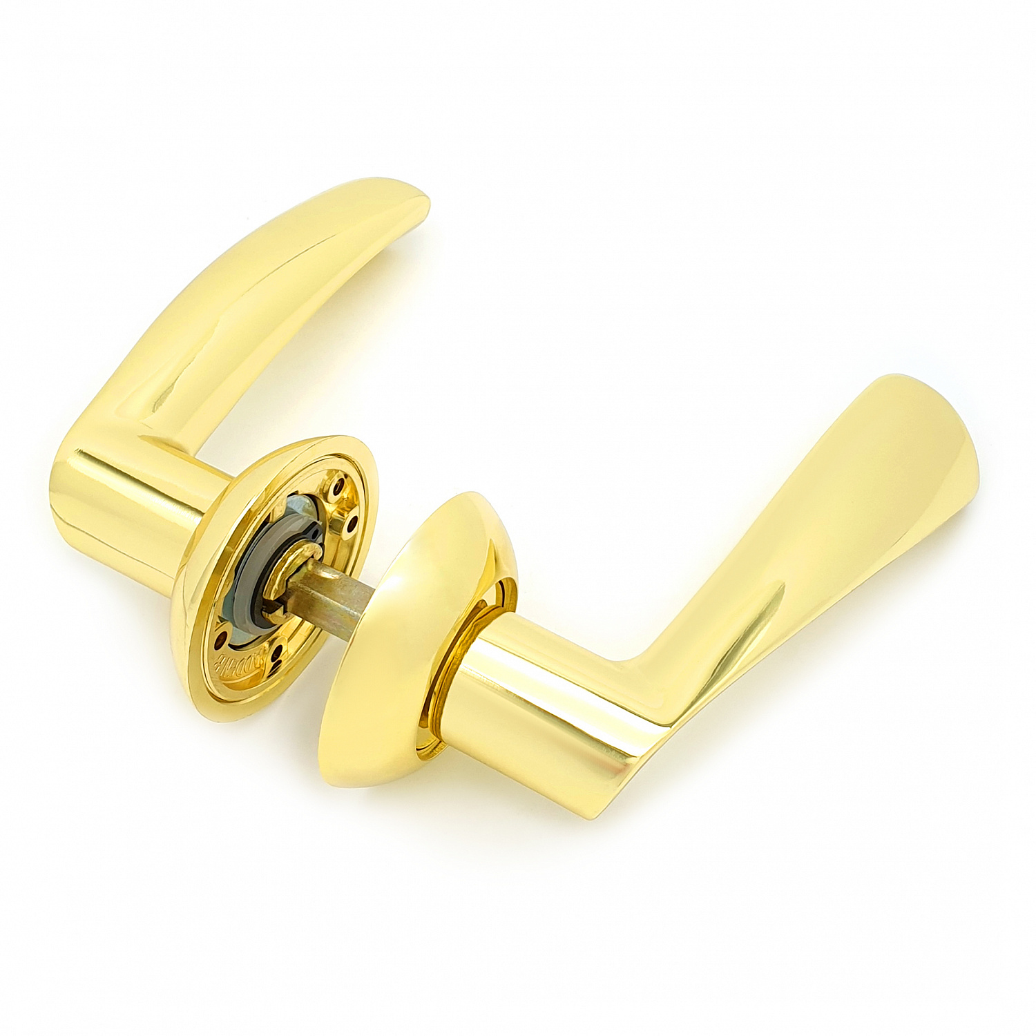 Комплект дверных ручек SOLLER AF7-R257 GP золото