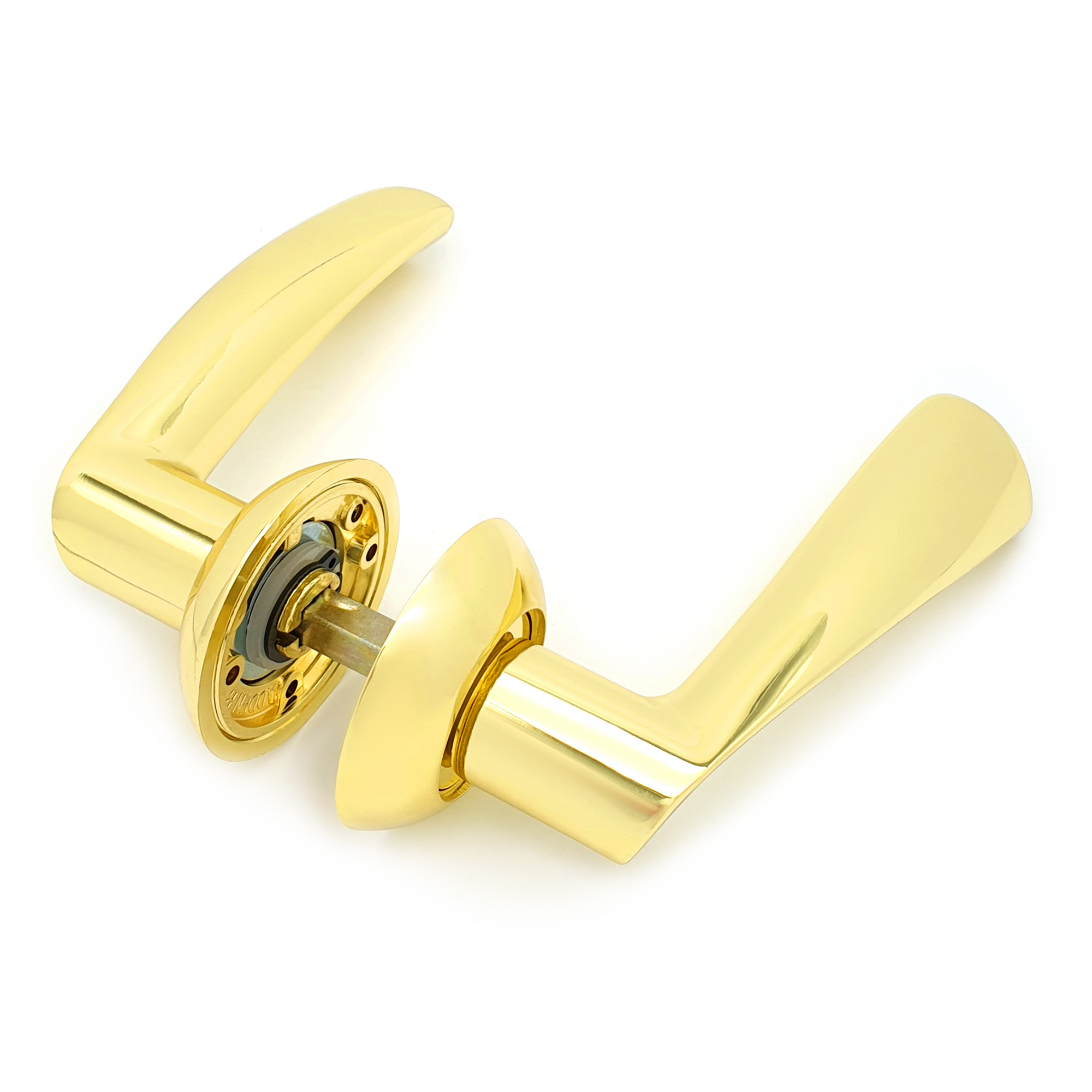 Комплект дверных ручек SOLLER AF7-R257 GP золото