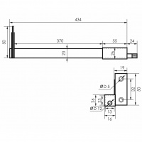 Расширитель для тандембоксов 450 мм белый  