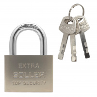 Замок навесной SOLLER Extra 501-50HD сатин 