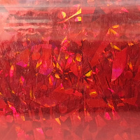 Пленка самоклеящаяся голограмма 0,45*8 м М022А красная