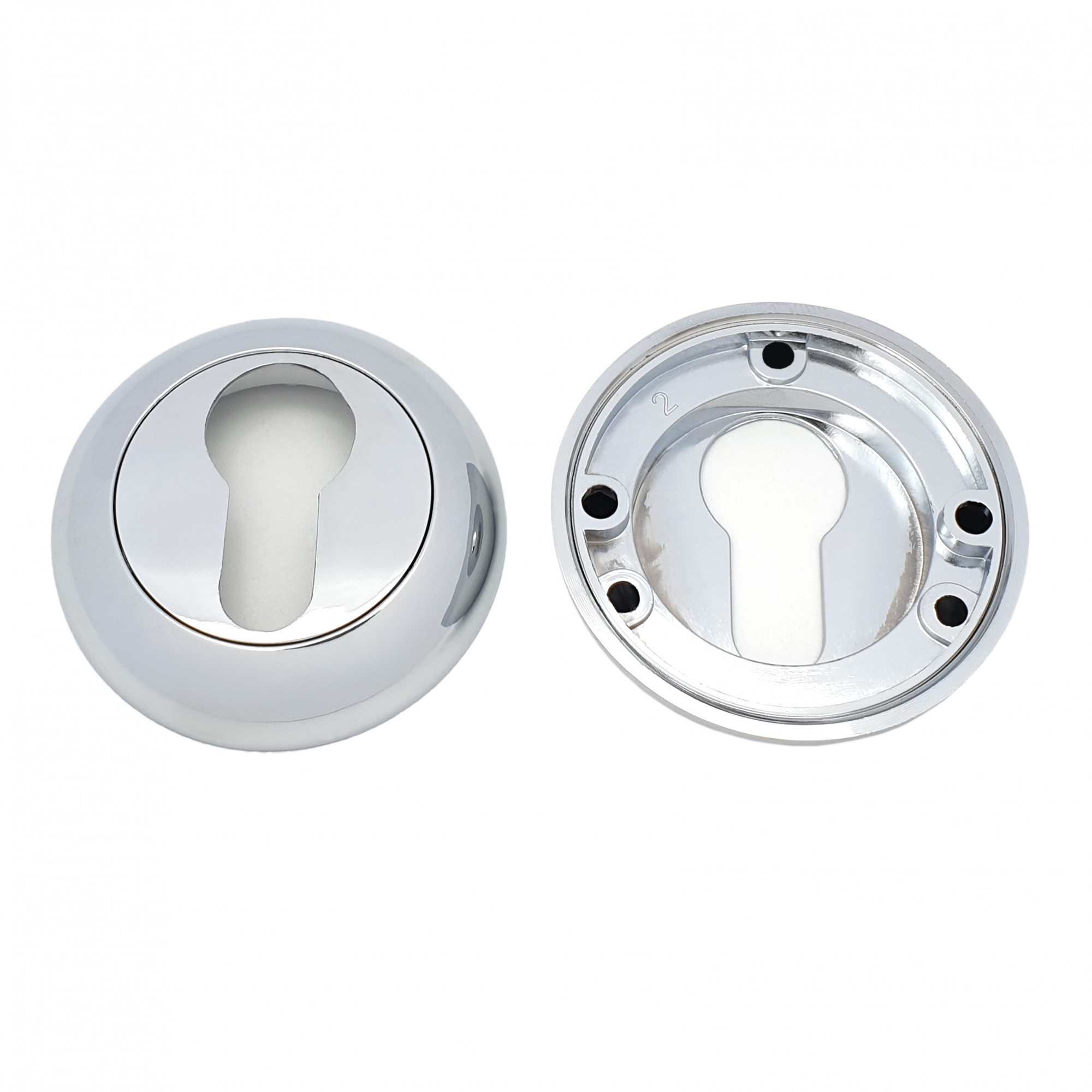 Накладка на цилиндровый механизм (ключевина) SOLLER ET-02 CP хром