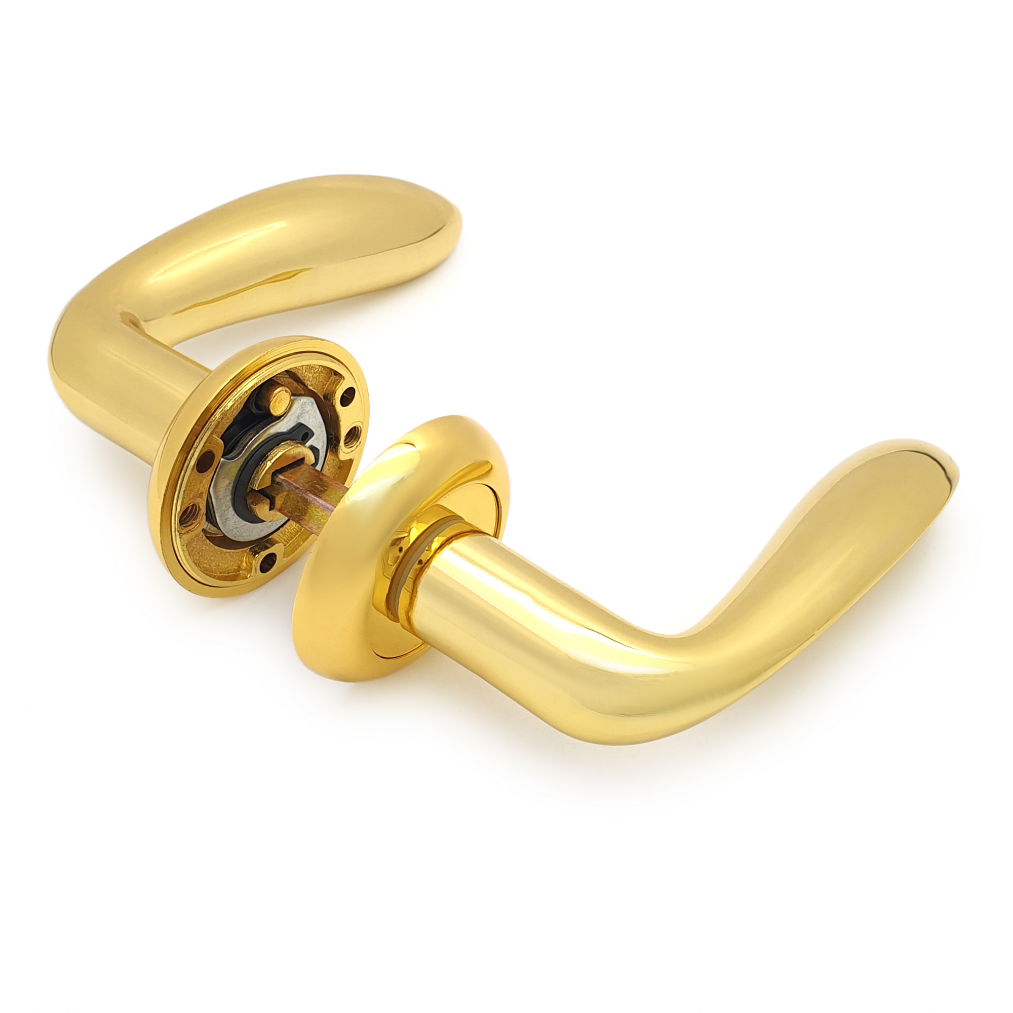 Комплект ручек для межкомнатных дверей SOLLER R56 GP золото