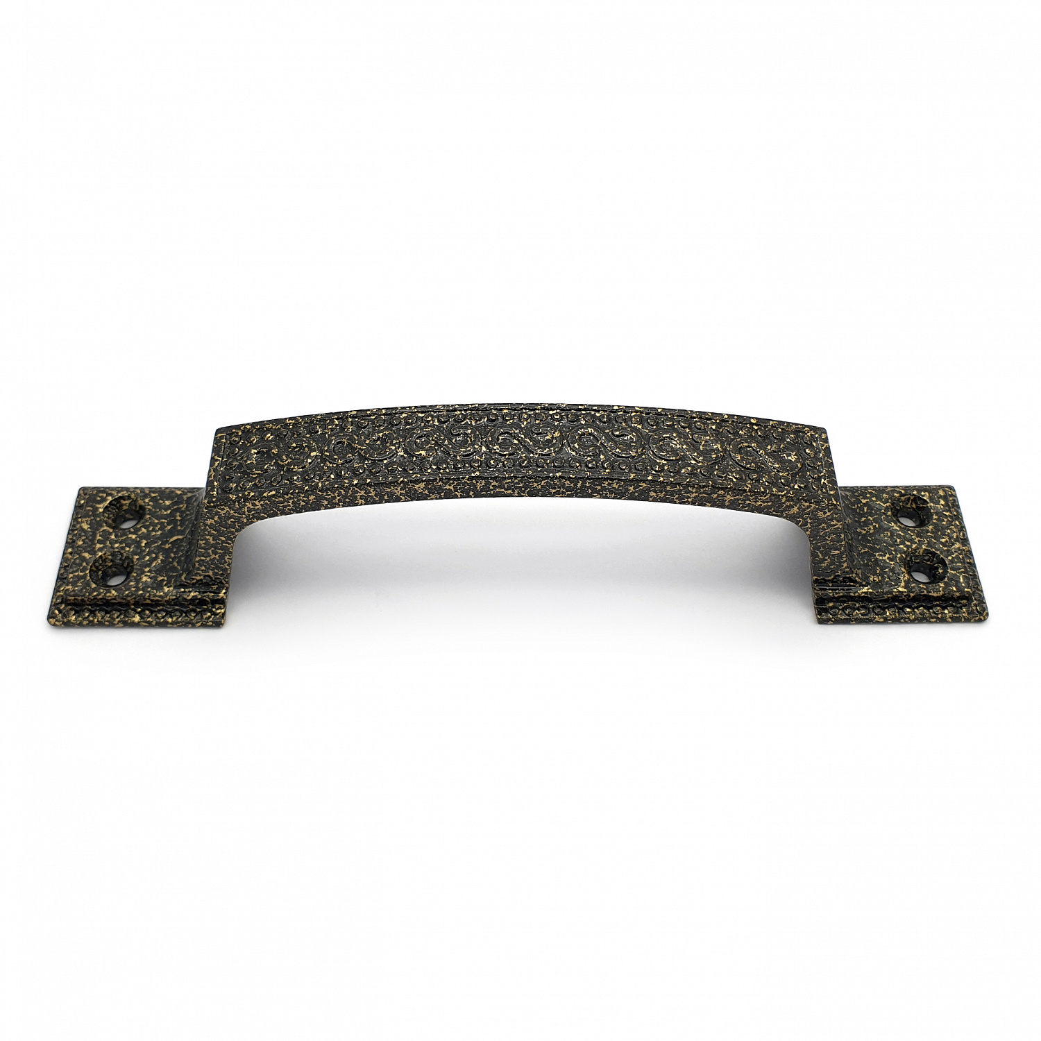 Ручка-скоба дверная РС-100-1 антик/бронза (литьё, ЦАМ)