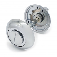 Завертка дверная для ванных комнат SOLLER BK-02 CP хром для ванных комнат