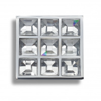 Ручка-кнопка мебельная SOLLER 605В-16 хром со стразами