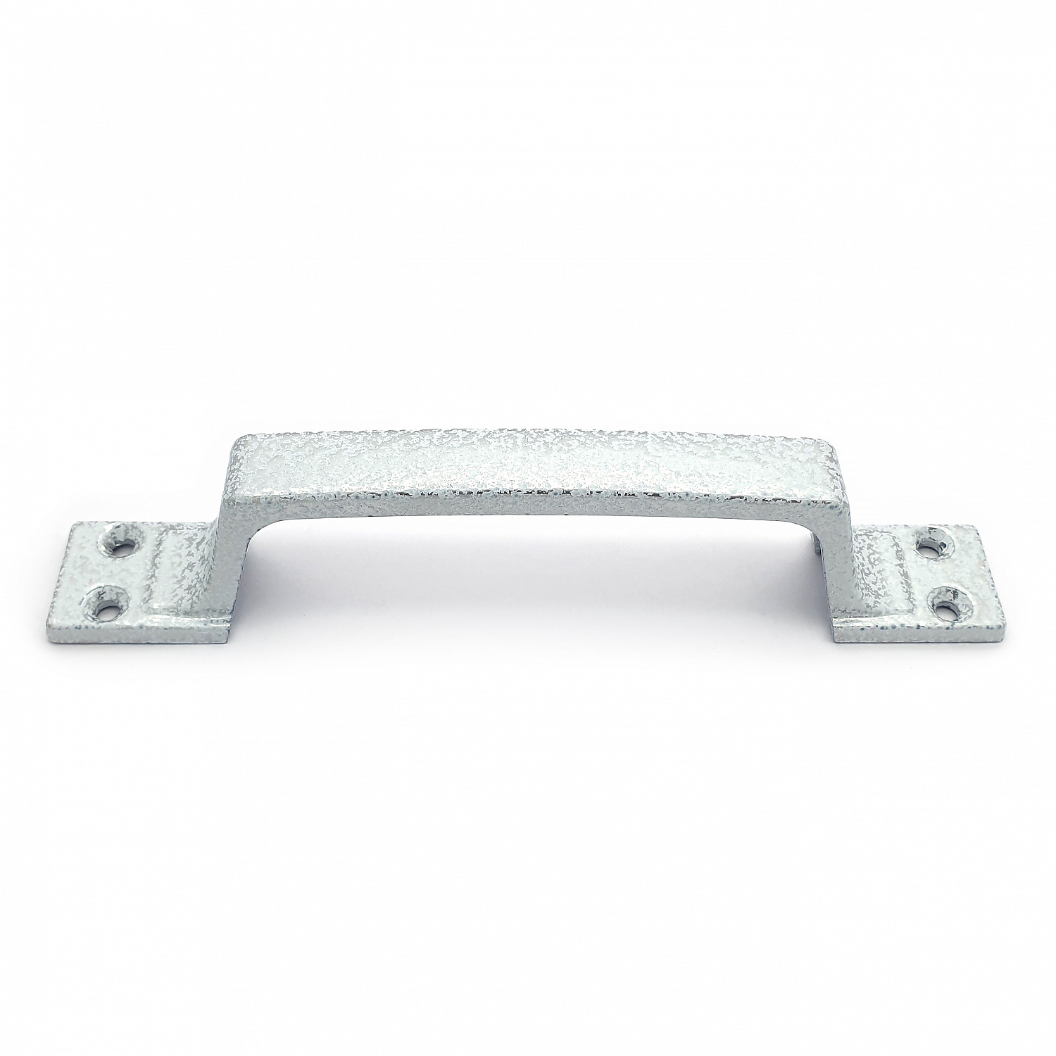 Ручка-скоба дверная РС-100-4 антик/белое серебро (литьё, ЦАМ)