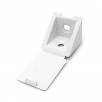 Уголок №1 белый пластик