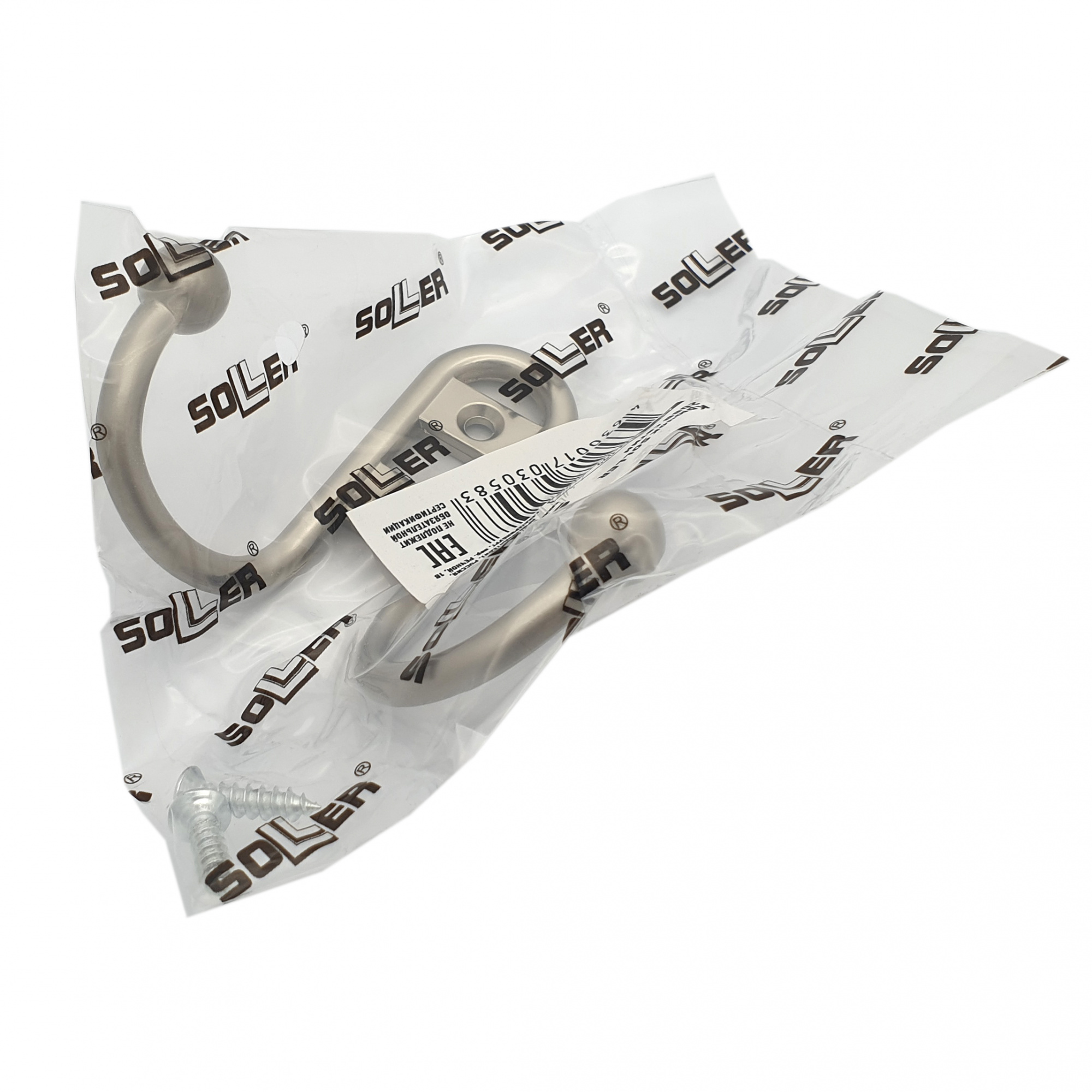 Крючок SOLLER 208В сатин