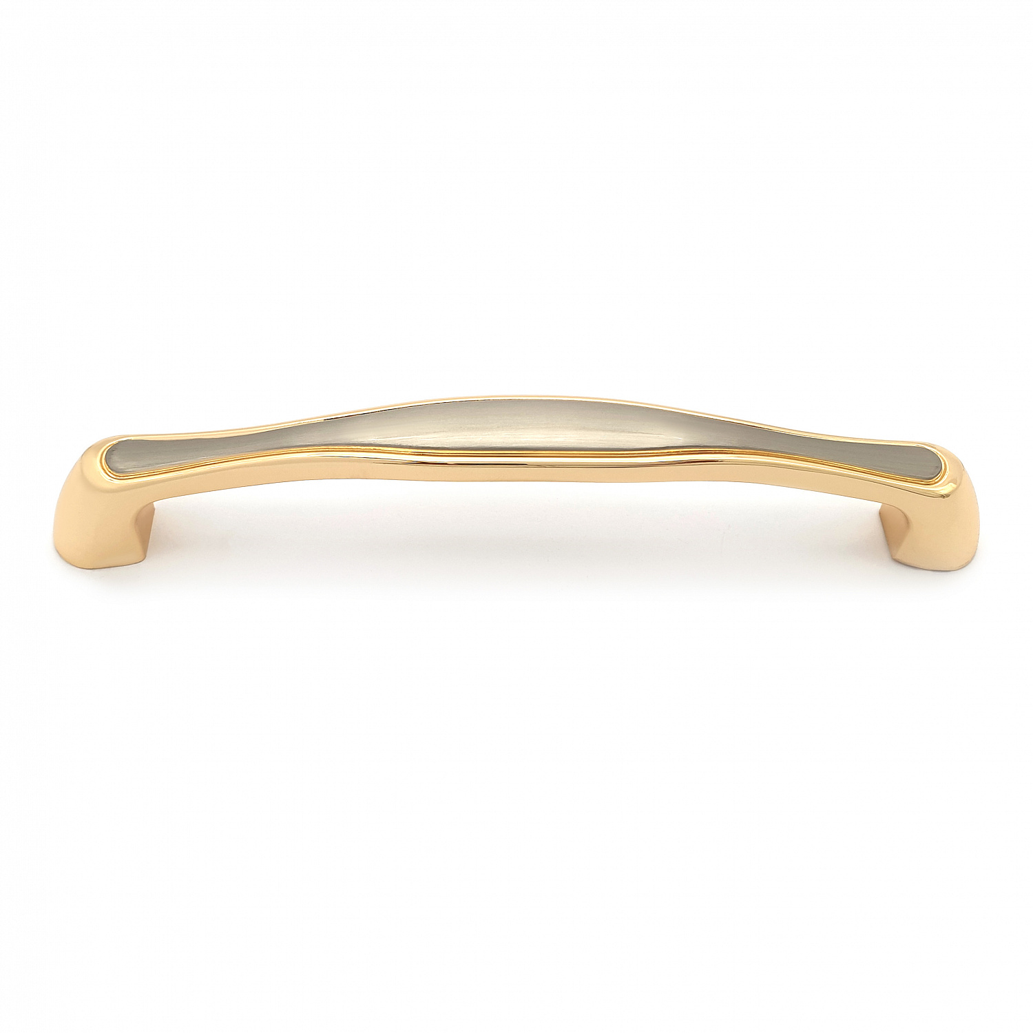 Ручка мебельная SOLLER 698-128 никель/золото