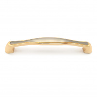 Ручка мебельная SOLLER 698-128 никель/золото