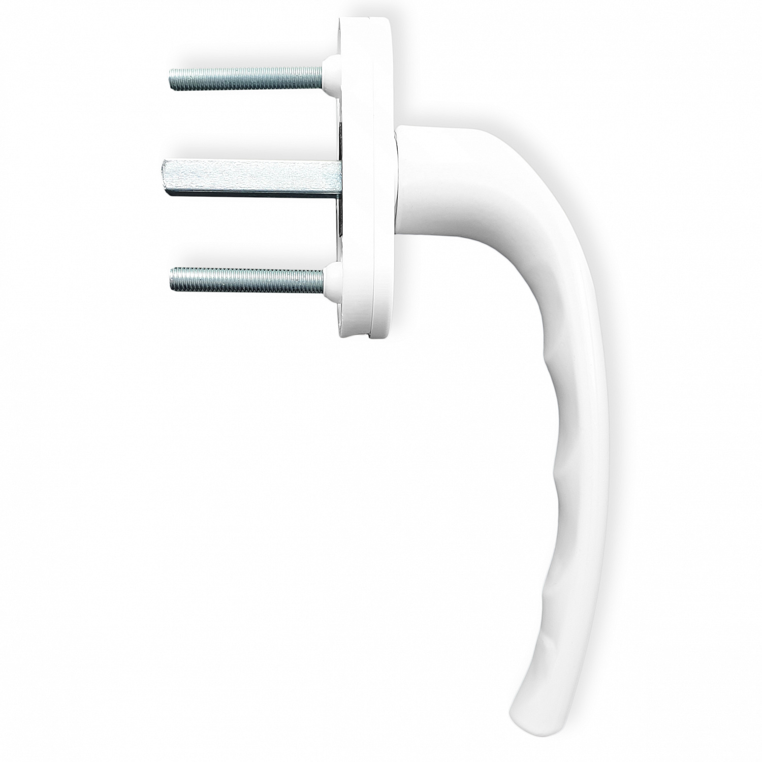 Ручка оконная Комфорт 35 мм белая, 8 позиционная