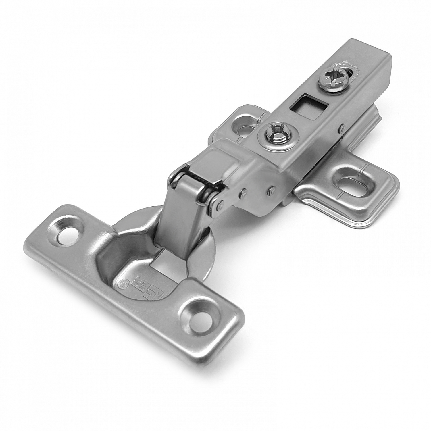 Петля мебельная- мини вкладная SOLLER чашка 26 мм с доводчиком Clip-On