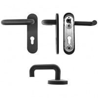 Комплект ручек для технических дверей SOLLER KRT-72 черный