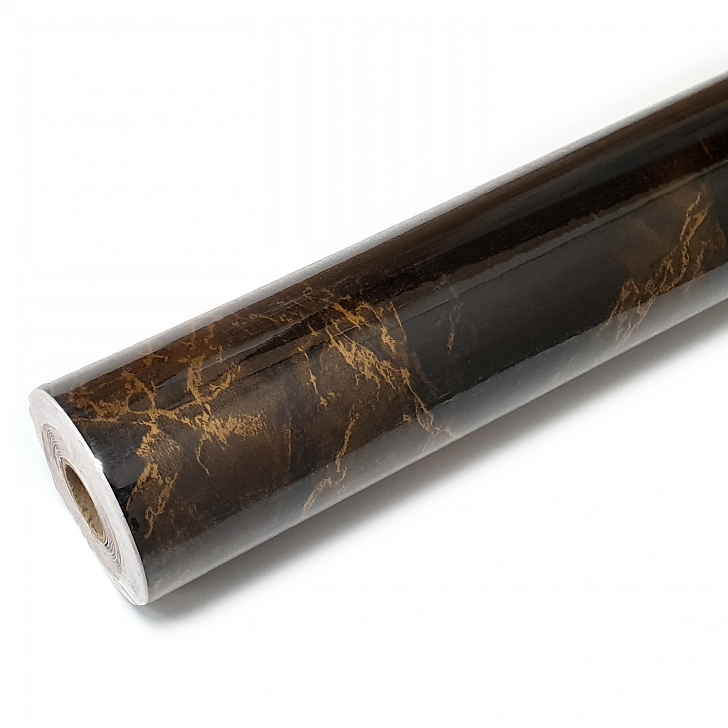 Пленка самоклеящаяся 0,45*8 м 107 мрамор черный