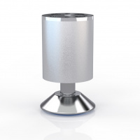 Опора мебельная регулируемая SOLLER 50*100/1 матовый хром алюминий