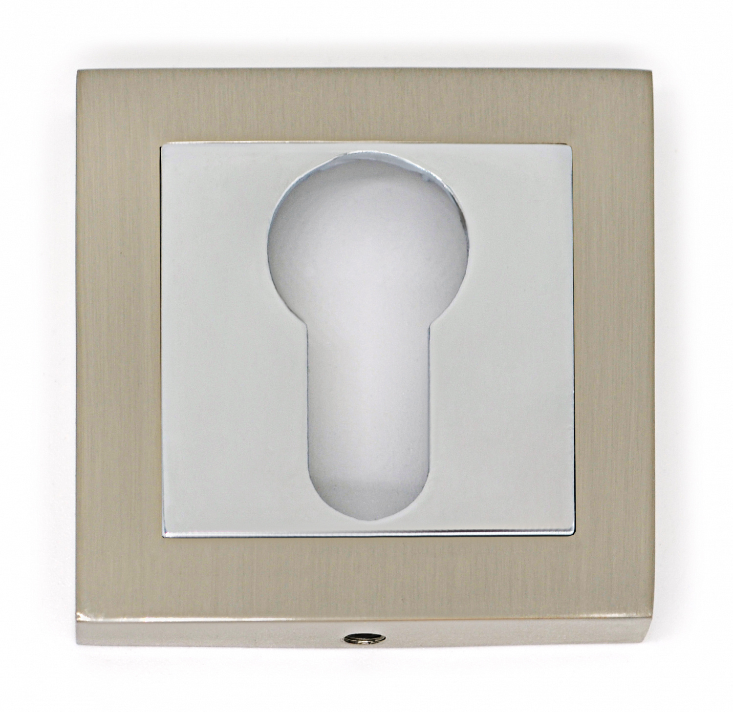 Накладка на цилиндровый механизм (ключевина) SOLLER ZF11-ЕТ SN/CP сатин/хром