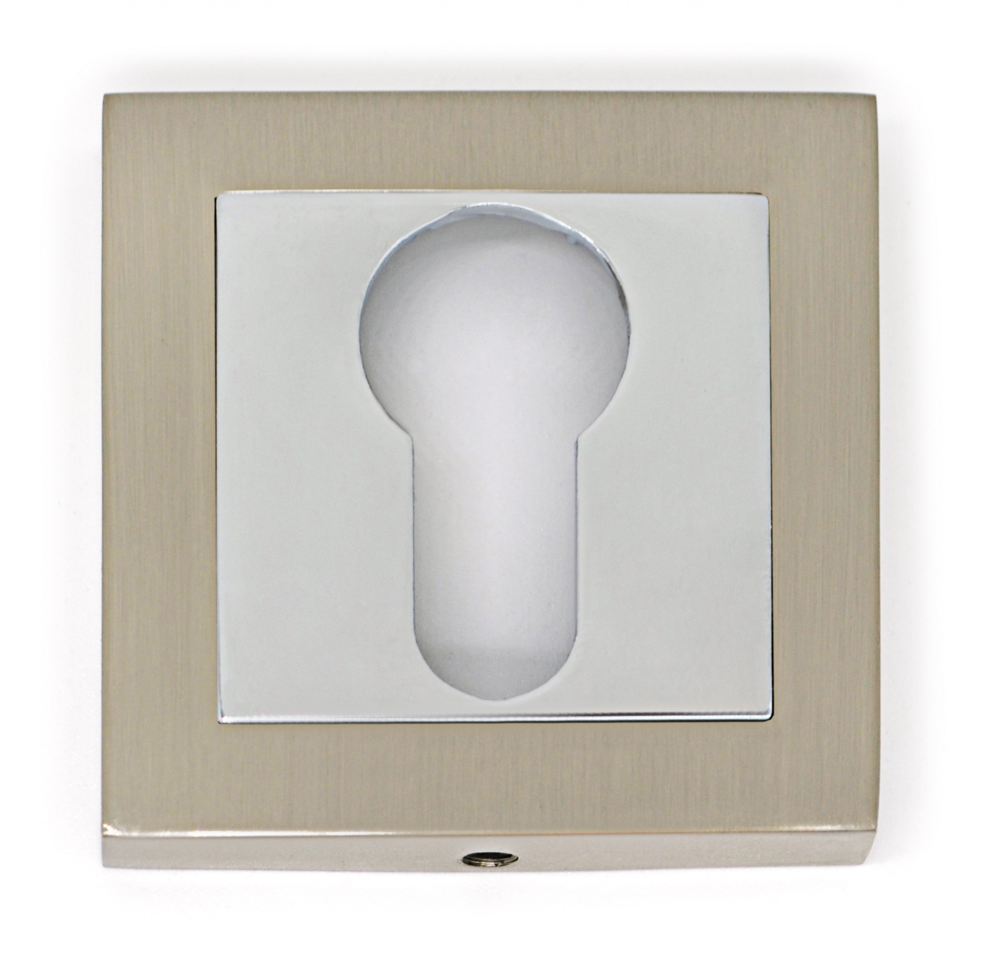 Накладка на цилиндровый механизм (ключевина) SOLLER ZF11-ЕТ SN/CP сатин/хром