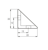 Уголок №4.1 вяз пластик