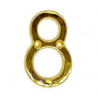Цифра металлические №8
