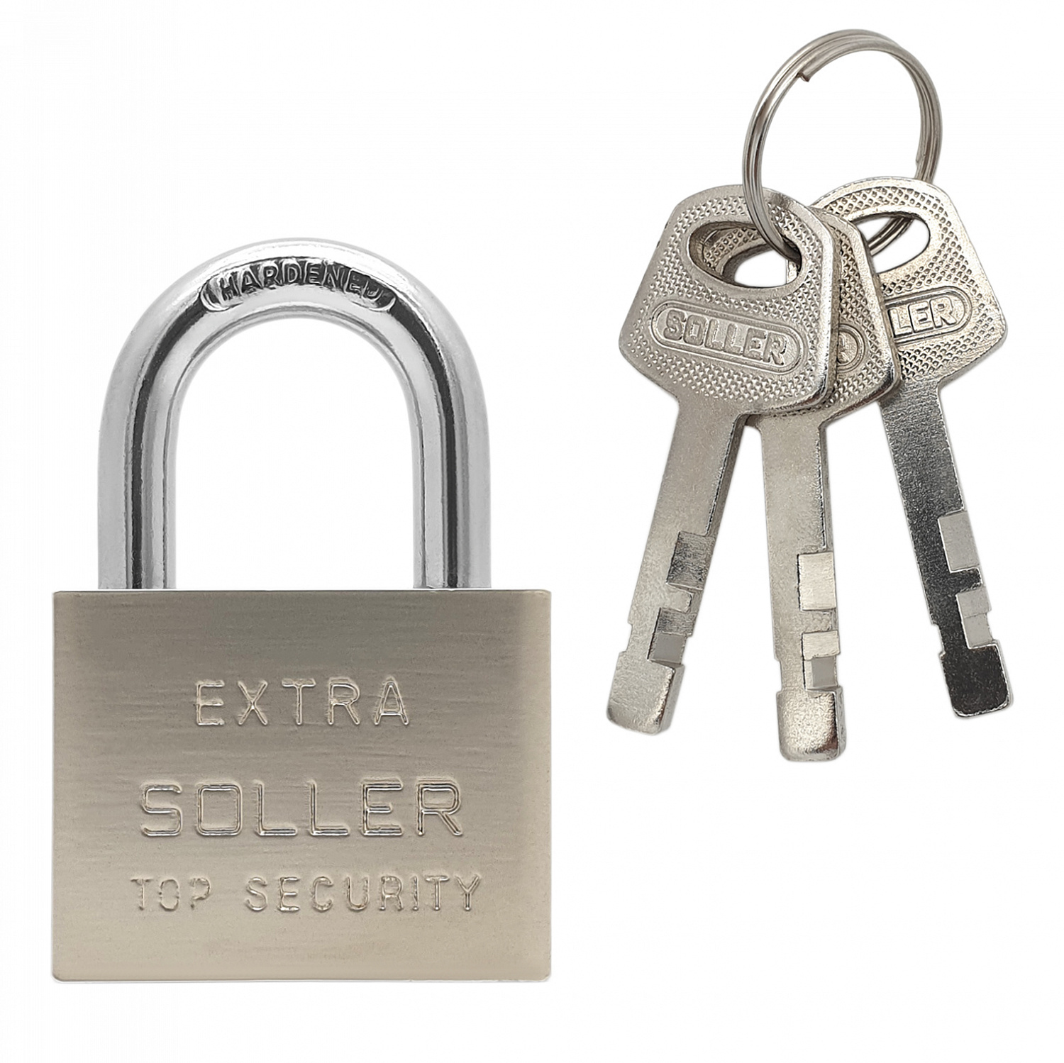 Замок навесной SOLLER Extra 401-40HD сатин 