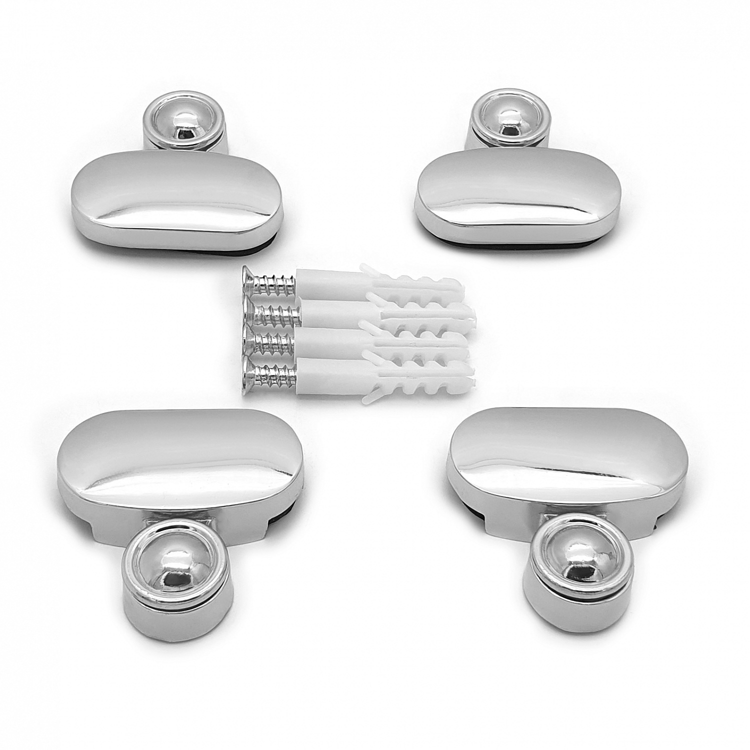 Зеркалодержатель SOLLER №159 хром (4 штуки)