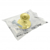 Ручка-кнопка мебельная SOLLER 306А золото d-30 мм 