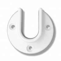 Штангодержатель для деревянной штанги SOLLER белый пластик